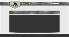 Desktop Screenshot of lionswhisky.com